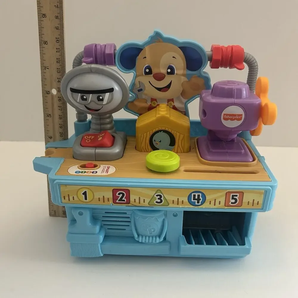 Fisher Price Laugh And Learn Busy Learning Tool Bench Toy Interactive Incomplete